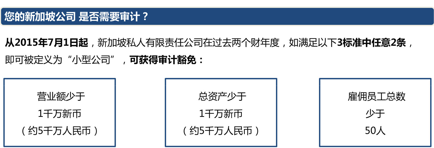 新加坡公司会计审计